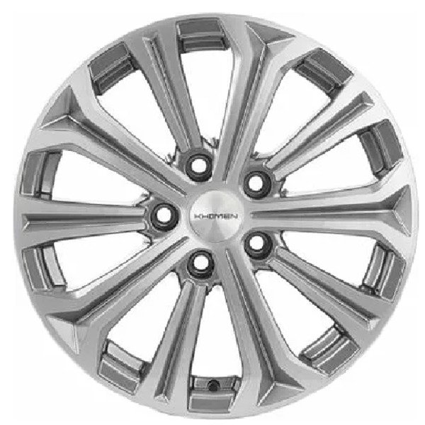 ДИСК KHOMEN WHEELS KHW1610  6.5X16 5X112 ET46 DIA57.1 G-SILVER 2