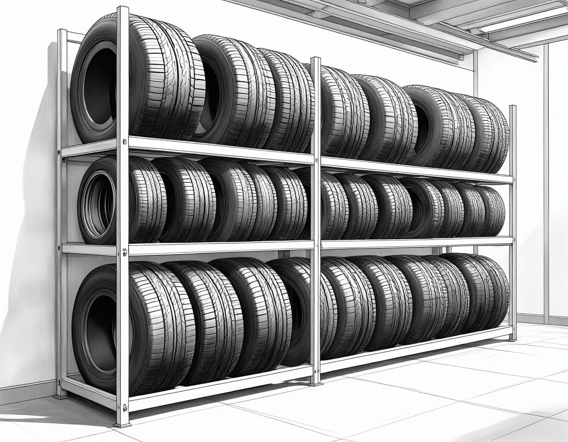 Сезонное хранение шин/дисков